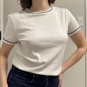 Lauren by Ralph Lauren classic white tee
